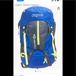 New With Tags Jansport - Klamath 55 Backpack. Beautiful!!